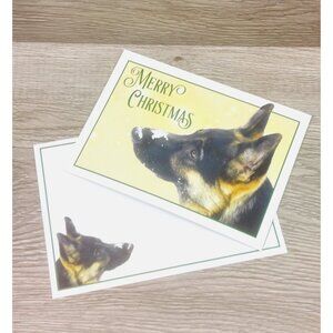 Happy Holidays Dogs Pets Lover Christmas Blessings Holiday Seasons Greeting Card